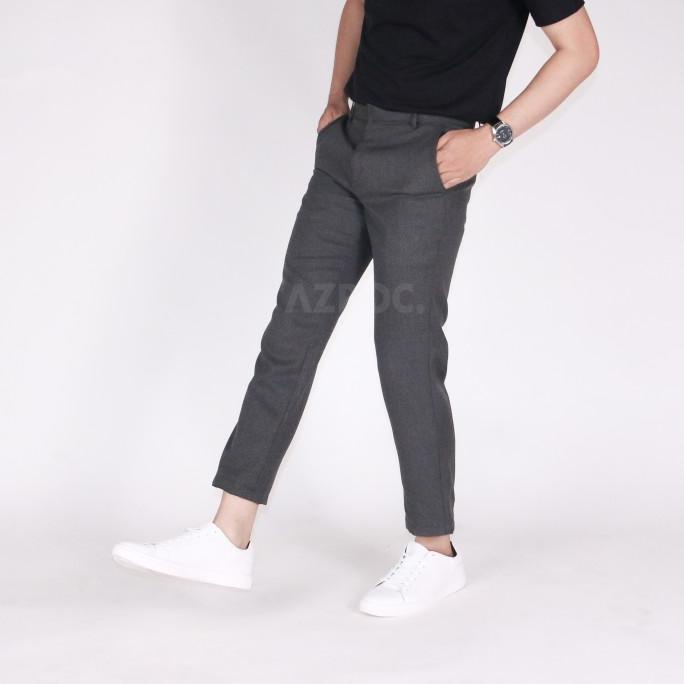 CELANA BAHAN ANKLE PANTS KERJA PANJANG PRIA SLIMFIT STYLE KOREA MISTY