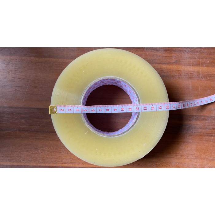 

Lakban Solatip Isolasi OPP Bening 2 Inch 45mm x 500 Yard 45mic MURAH - 500YARD - 300M