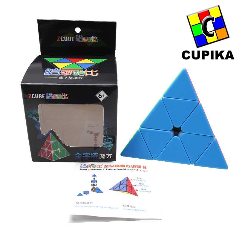 Rubik Pyraminx ZCUBE Stickerless Speed Yongjun Original Premium