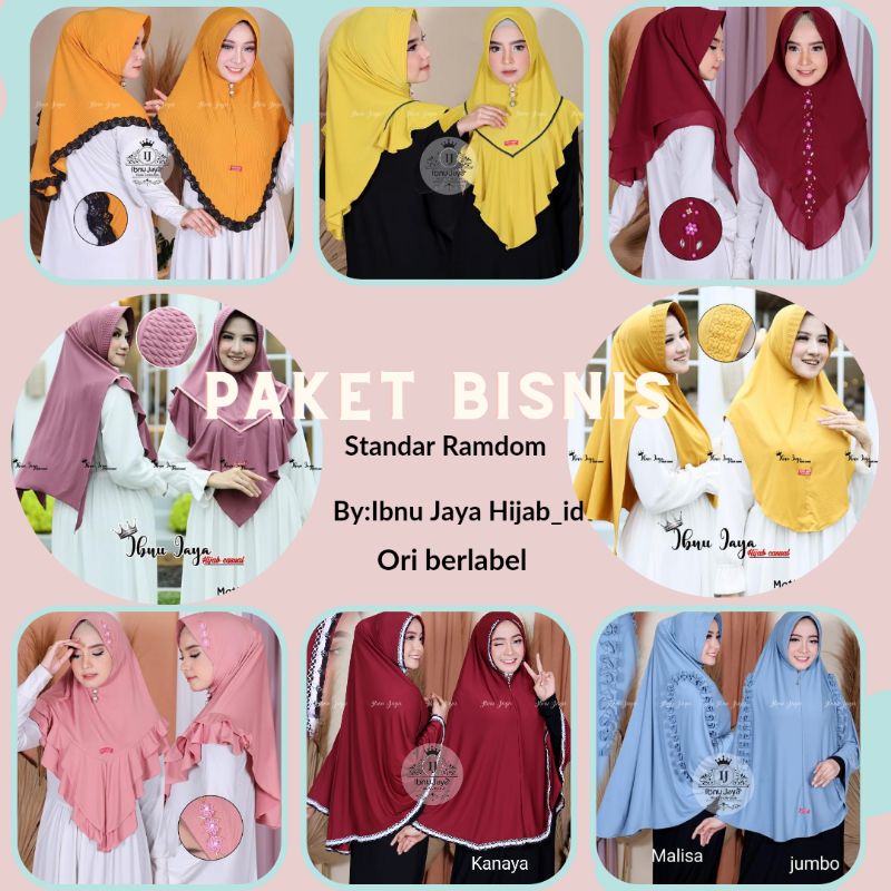Hijab Bergo instan paket usaha