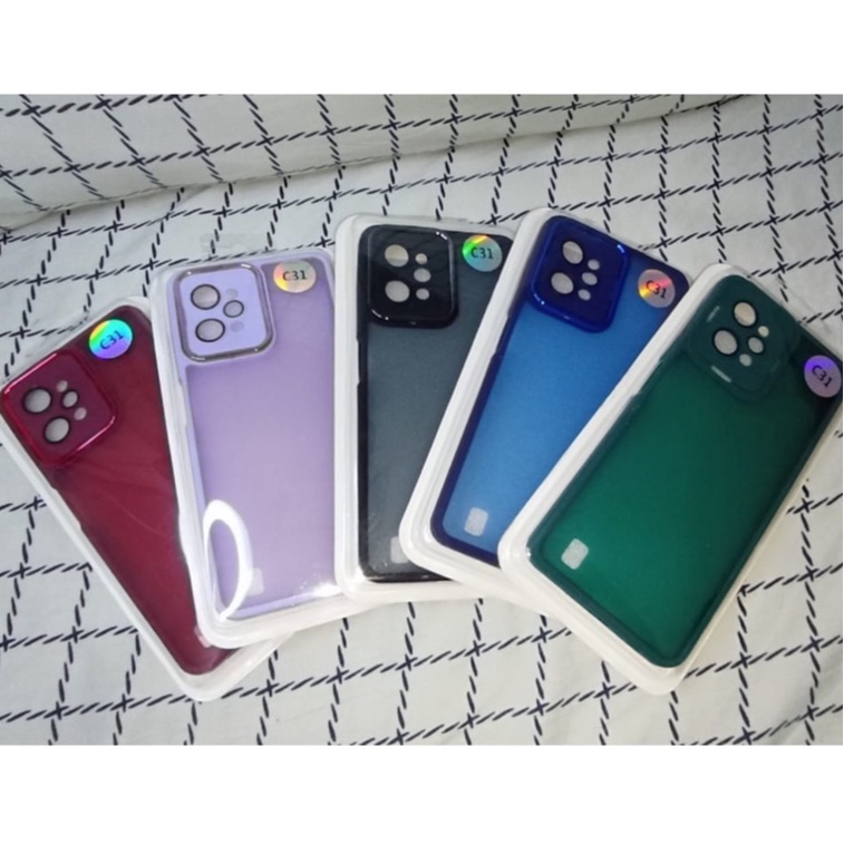 Softcase ACRYLIC Transparan Lembur Pro Kamera FOR REALME C15 C21Y C25Y C11 2021 C35 C30 C31 C1