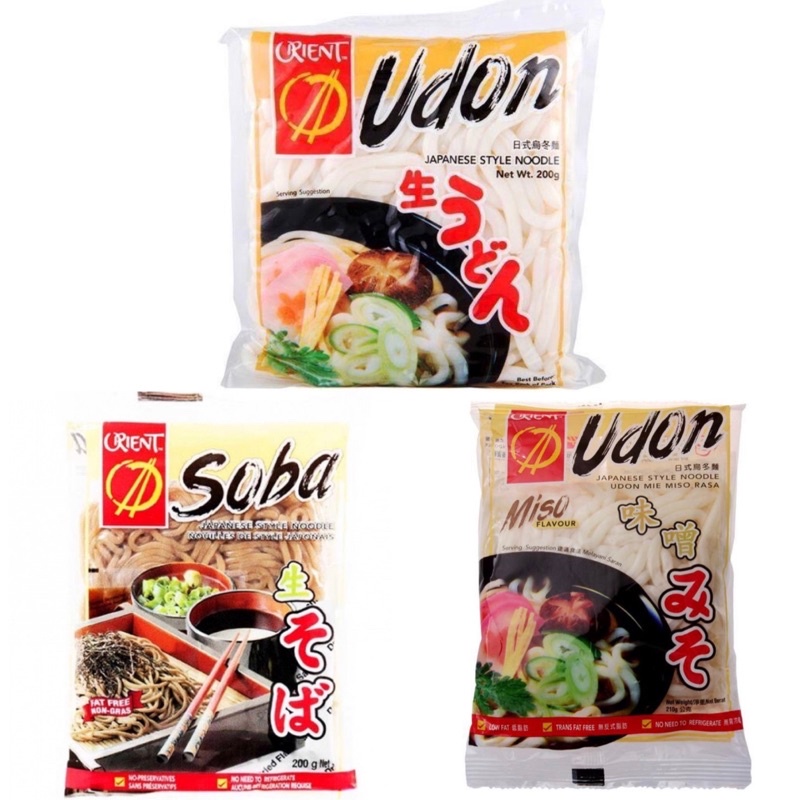 

Orient Udon / Orient Soba Noodle / Orient Mie Udon Miso /Japanese Style Noodle Halal 200 gr