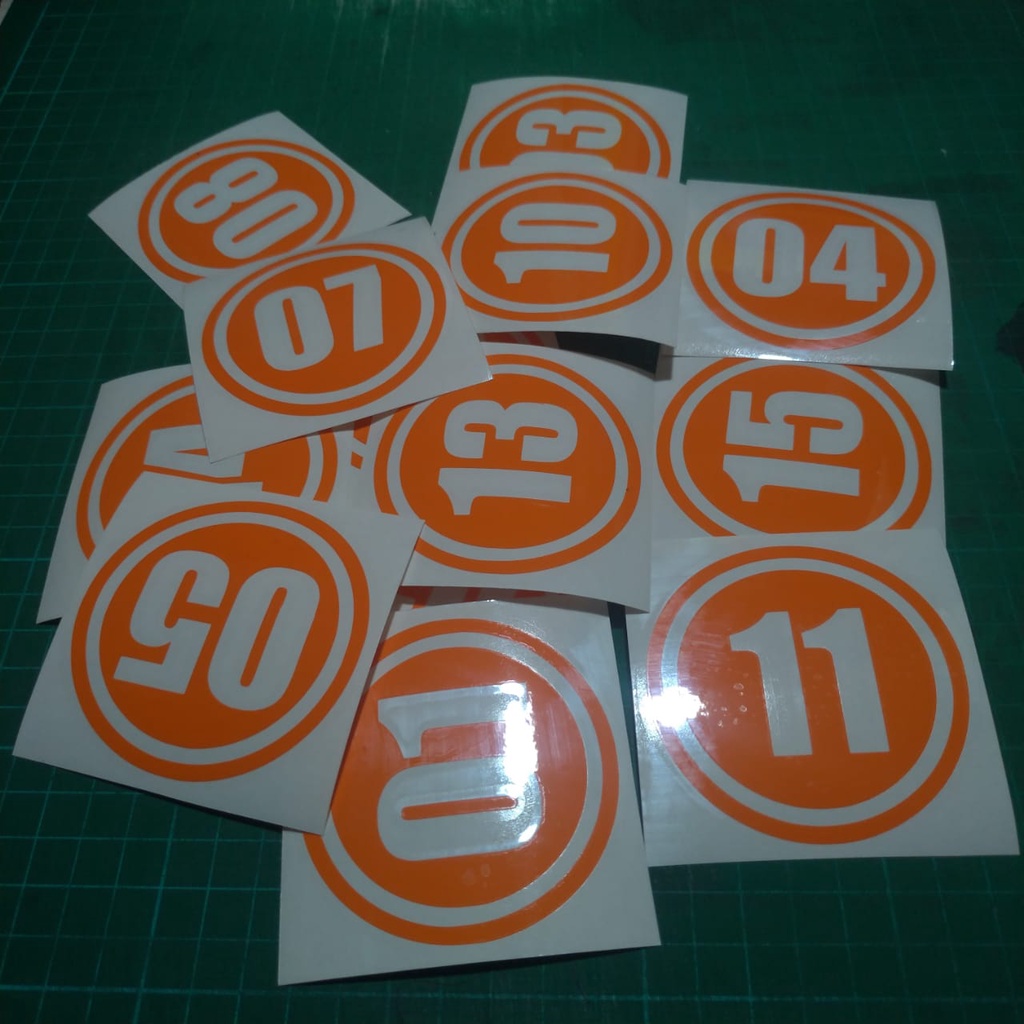 

CUTTING STIKER BENTUK ANGKA BOLONG DLM LINGKARAN UK 12 CM BAHAN ORACAL GLOSSY