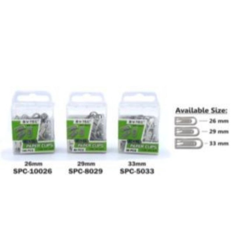 

V-TEC Steel Paper Clip Type SPC-5033 /8029/10026