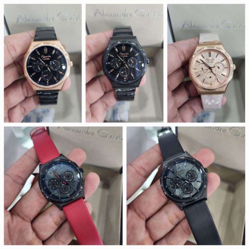jam tangan wanita alexandre christie ac2a09 ladies new 2a09 original garansi