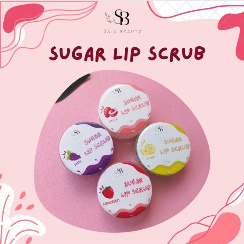 Lip scrub / scrub bibir alami by saia 5gr