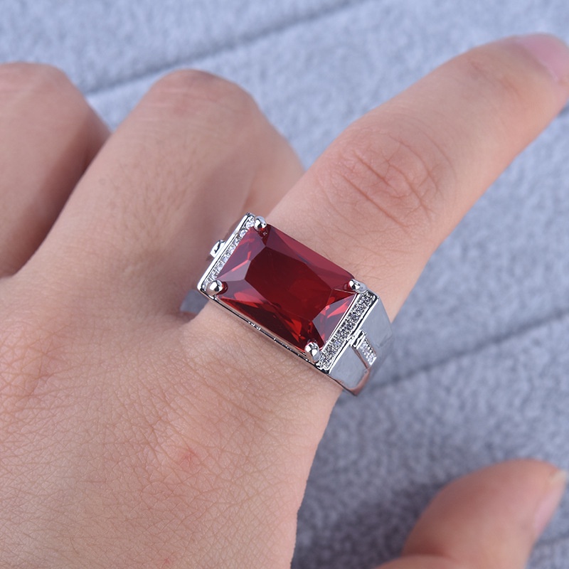 Goldkingdom Perhiasan Fashion Emas Asli Kadar 375 Bangkok Aksesoris Ready Stock Bertatahkan Zamrud Turmalin Cincin Berlapis Emas 18 K Putri Berlian Adjustable Band