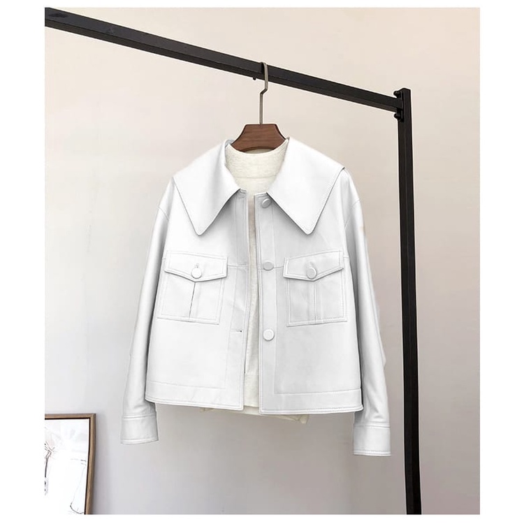 Jaket kulit wanita jaket kulit domba asli jaket motor wanita jaket rompi jaket murah jaket kulit cew