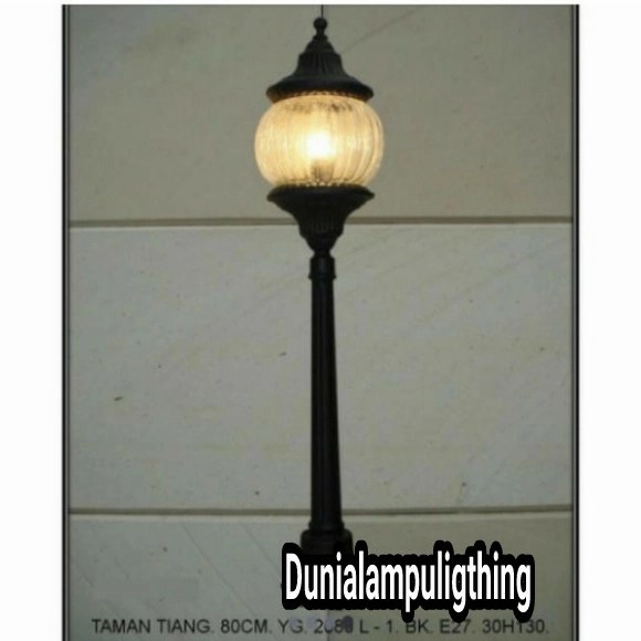 Lampu taman tiang 1 kap lampu taman Outdoor seri 267
