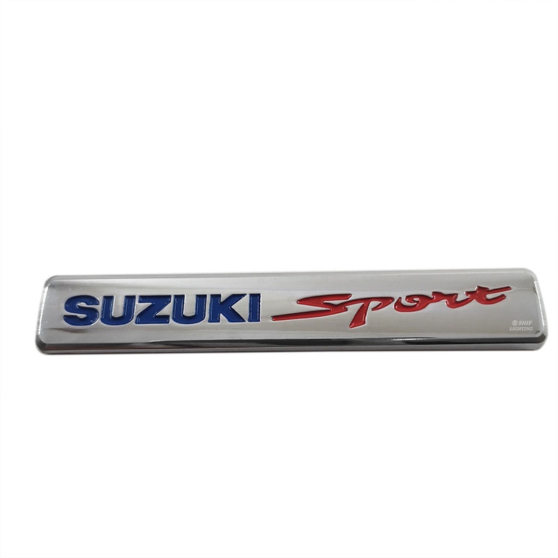 1pc Stiker Emblem Fender Samping SUZUKI Sport Untuk SUZUKI