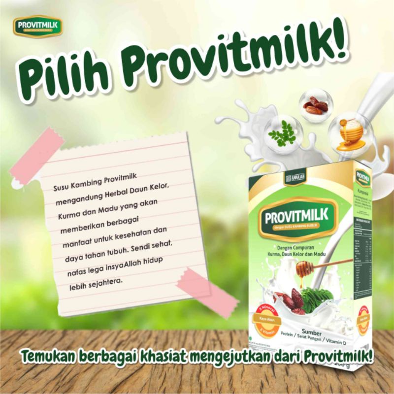 PROVITMILK Susu Etawa Platinum | Untuk Meynembuhkan Gangguan Pernapasan