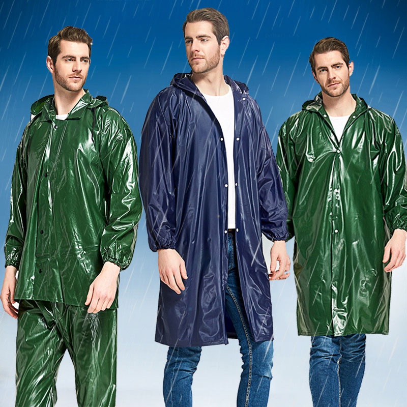 Jas Hujan  Panjang Atasan Rain Coat Tebal