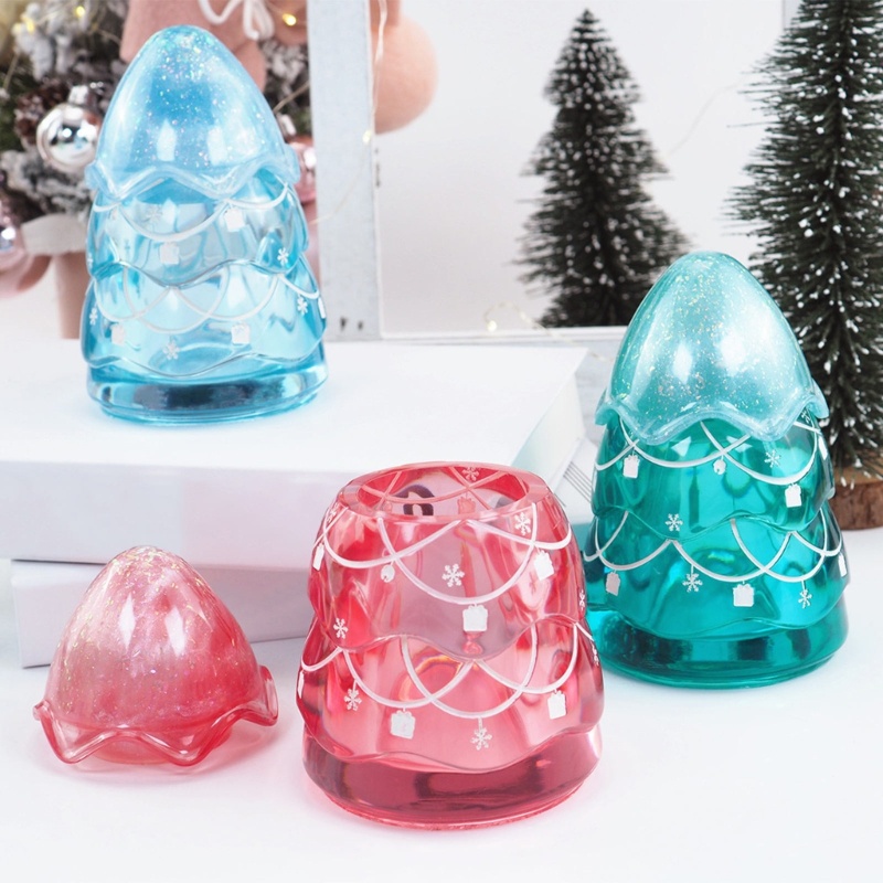 SIY Crystal Box Mold for Resin Jewelry Box Resin Mold Silicone Storage Box Epoxy Casting Mold for DIY Jewelry Container