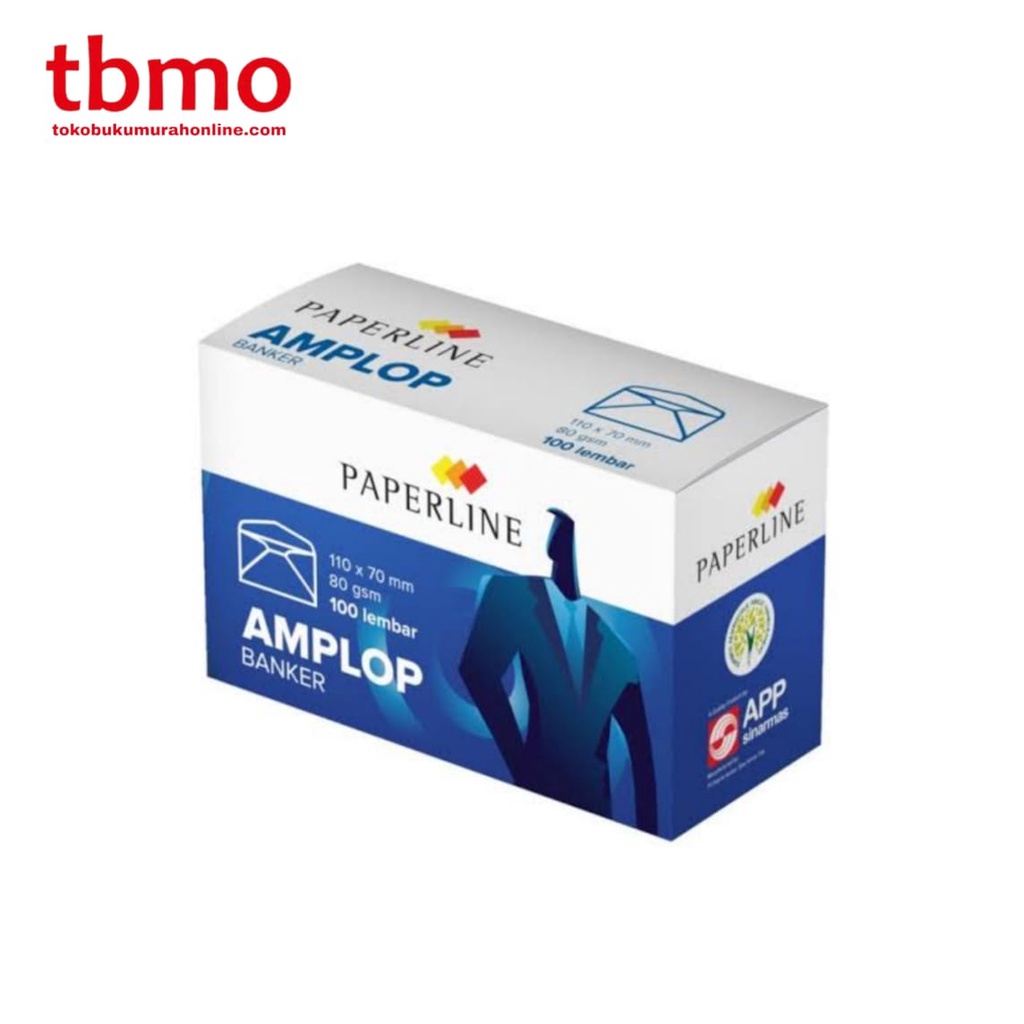 

TBMO AMPLOP PAPERLINE MINI POLOS BANKER / AMPLOP PUTIH