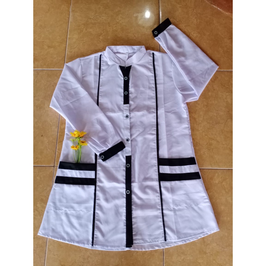 ATASAN SANTRI WANITA PONDOK/ATASAN SANTRI PUTIH/ATASAN SANTRI PUTRI KEMEJA/ATASAN SANTRI PUTRI 1 SET