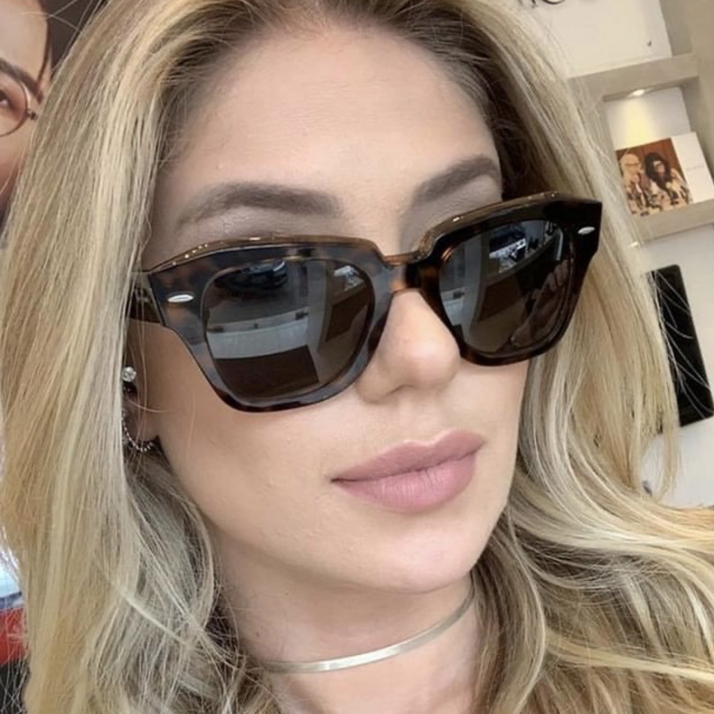 Kacamata Hitam Pelindung UV Gaya Retro Untuk Pria Dan Wanita