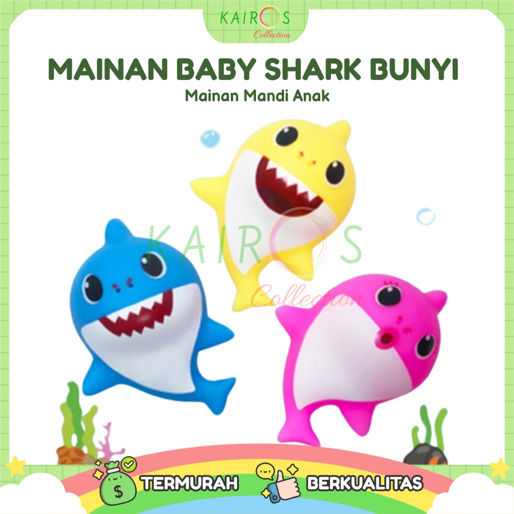 Mainan Baby Shark Bunyi Mainan Mandi Anak Shark