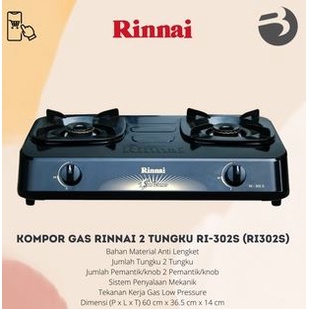 RINNAI kompor gas rinnai RI-302s