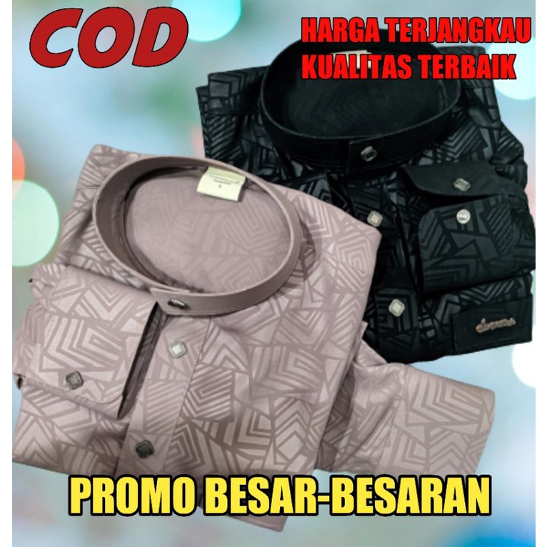 Baju Koko sultan motif etnik