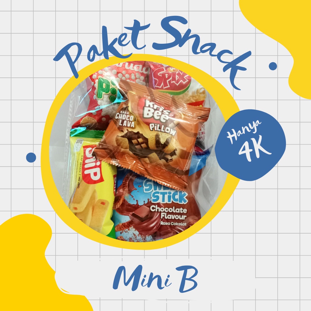 Paket Snack  Hadiah Ulang Tahun Wisuda Hampers Mini B
