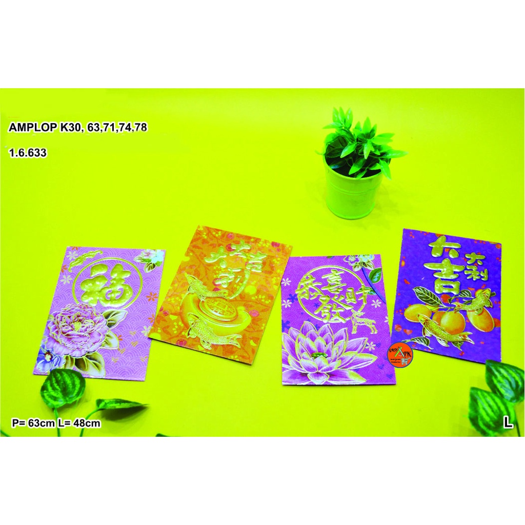 

AMPLOP ANGPAU IMLEK MOTIF BESAR K30, 63,71,74,78