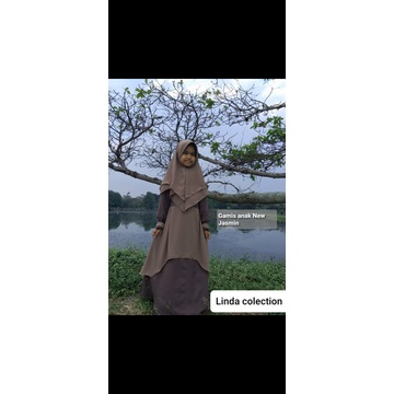 gamis  anak syakila set syari