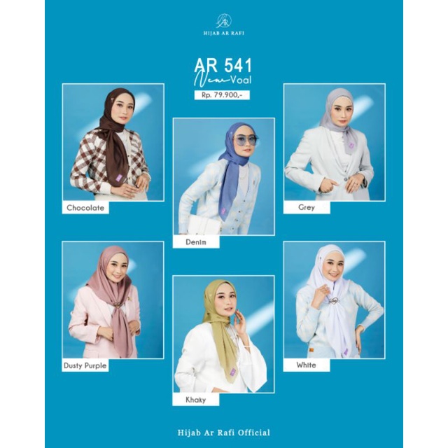 AR 541 NEW AR RAFI HIJAB AR RAFI