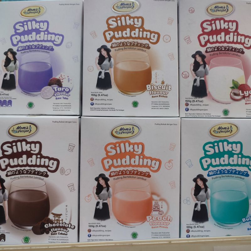 

Silky Pudding Mom's Recipe 155 gr Pudding Bubuk