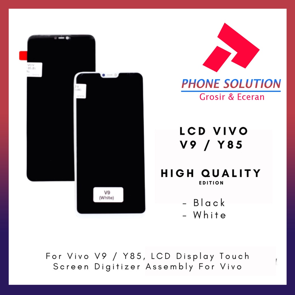 LCD Vivo V9 LCD Vivo Y85 ORIGINAL 100% Fullset Touchscreen // Supplier LCD Vivo - Garansi 1 Bulan