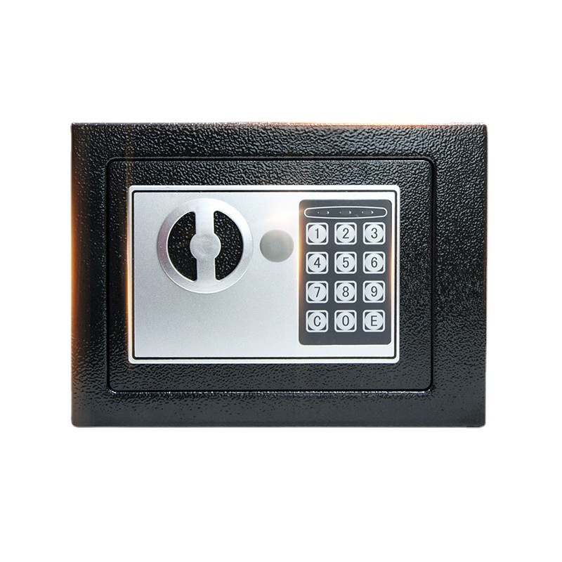 Brankas Mini Electric Password Safe Deposit  Box Bankras Uang