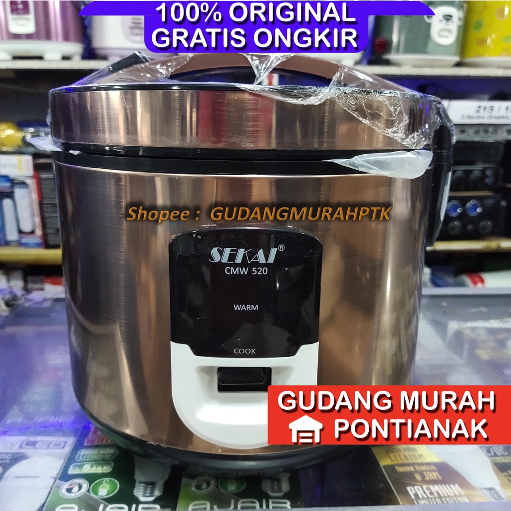 Ricecooker ANTI LENGKET Miyako bahan NANOAL 508 SBC 1,8liter Magicom mejikom pemasak nasi penanak Ricecooker