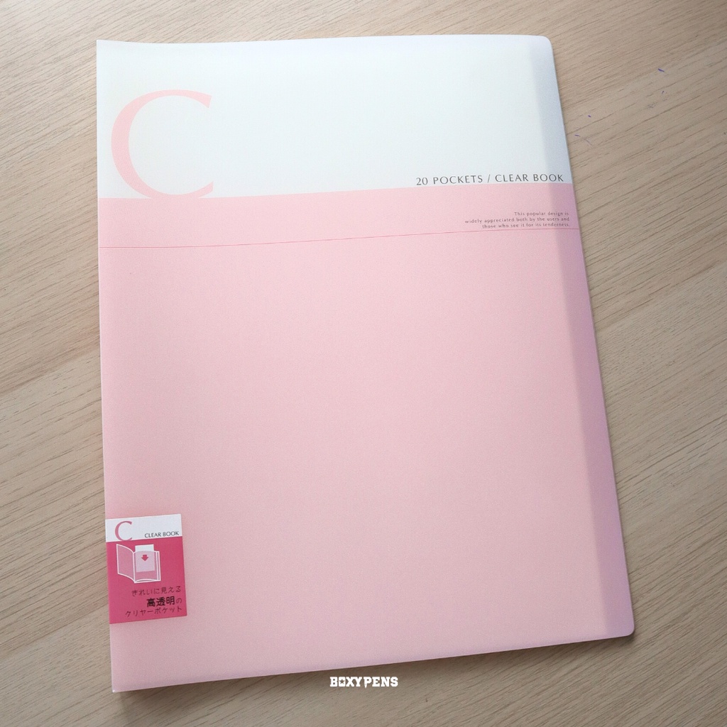 

Kokuyo Clear Folder Pink