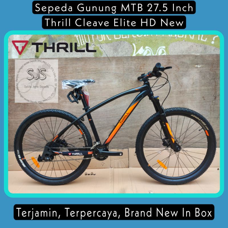 Sepeda Gunung MTB 27.5 Inch THRILL CLEAVE ELITE HD Alloy 2x9 Speed New