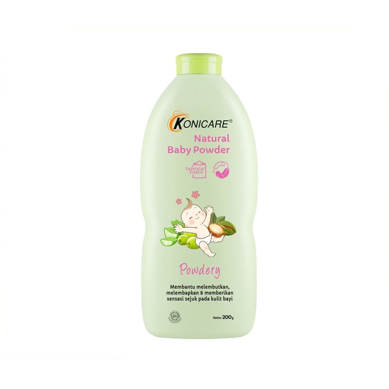 Konicare Natural Baby Powder Pelembut dan Pelembap Bayi