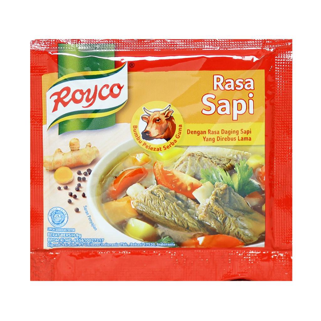 

Royco Sapi 9gr (isi 6 sachet)