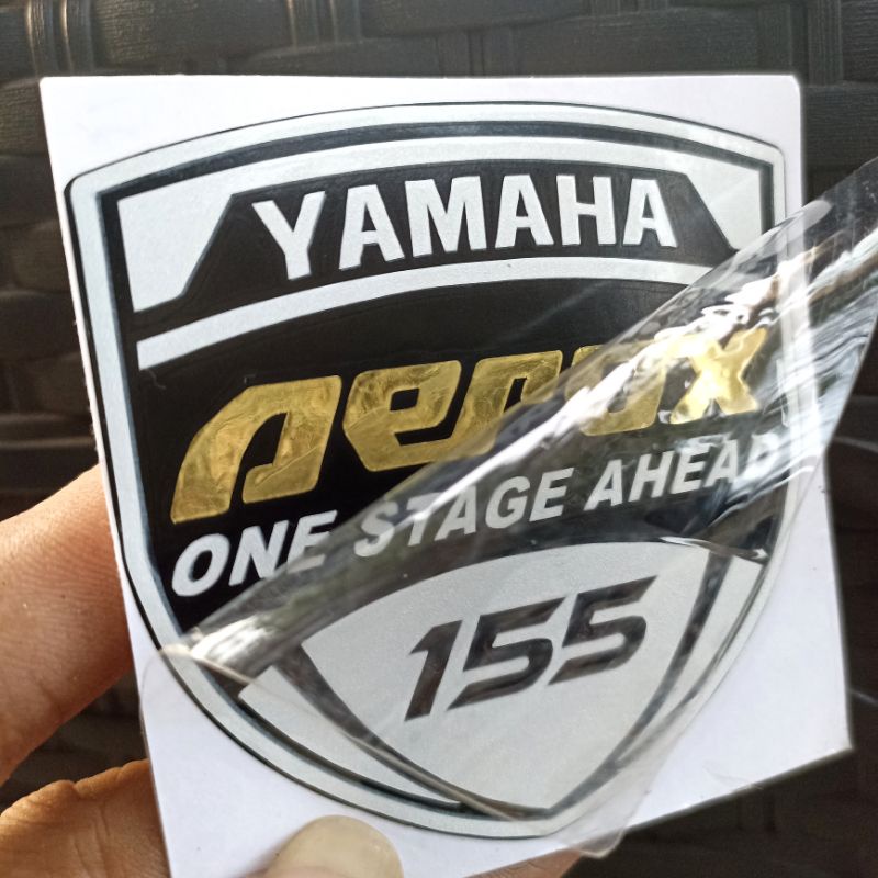 STICKER YAMAHA AEROX 155.sticker cutting logo aerox 155.sticker motor keren