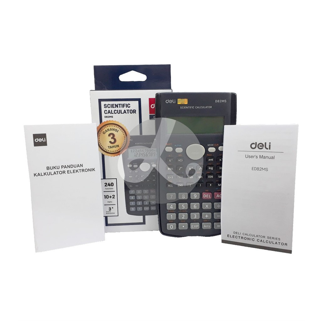 

Calculator Kalkulator Deli D82MS Scientific Calculator Deli D82MS