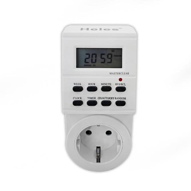 HELES STOP KONTAK TIMER LISTRIK DIGITAL / STOP KONTAK TIMER DIGITAL ready shipping