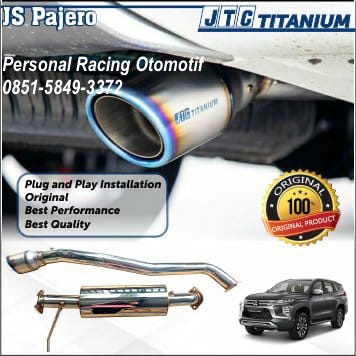 JTC TITANIUM Muffler Exhaust Pajero ANPS 4N15 16+ Titanium Tailpipe