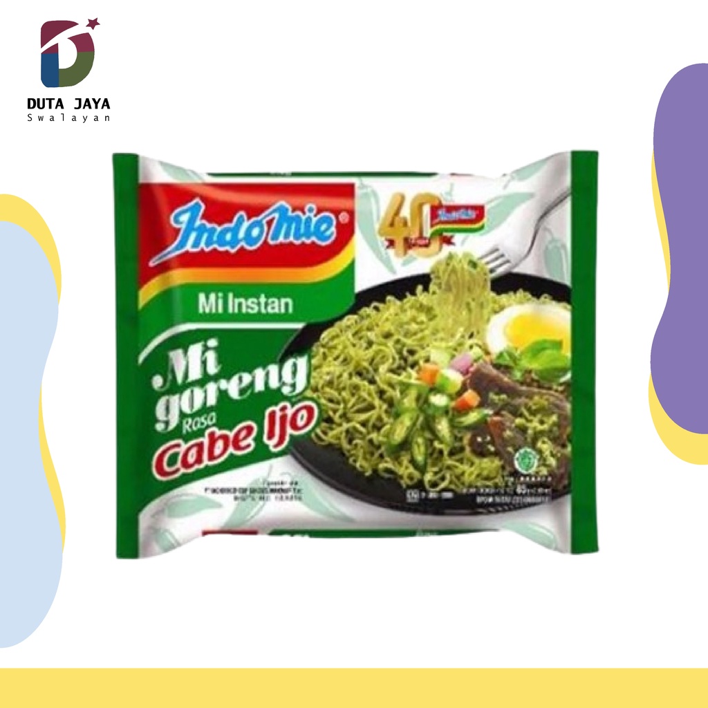 Mie Indomie Mi Instan Goreng Cabe Ijo 85 Gram