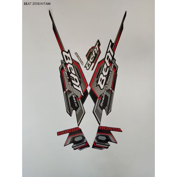 striping ori honda beat karbu th 2008