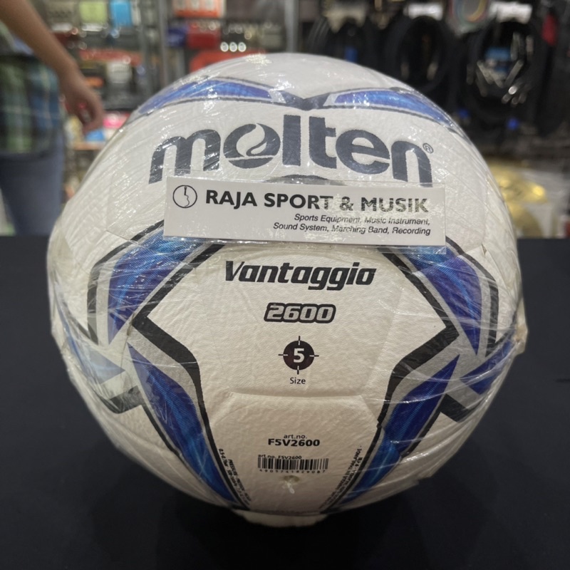 BOLA KAKI MOLTEN - FOOTBALL F5V2600 - VANTAGGIO 2600 SIZE 5 - ORIGINAL TEMPEL