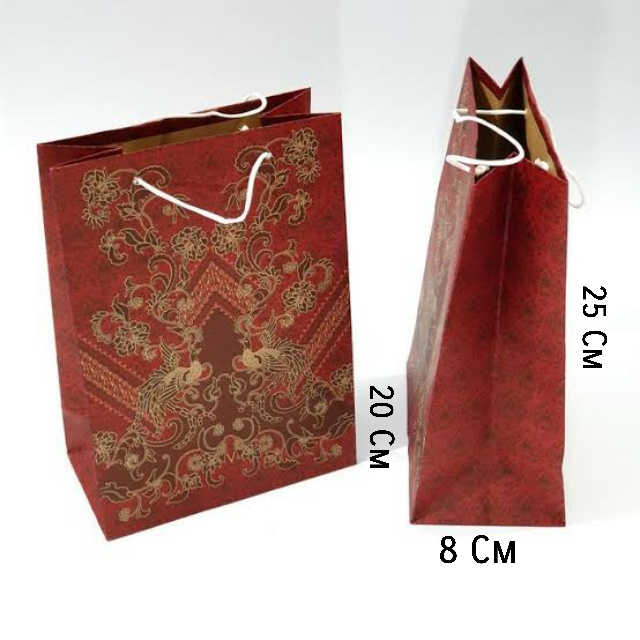 

12 Pcs Paper Bag Tas Kertas Batik SMALL RANDOM