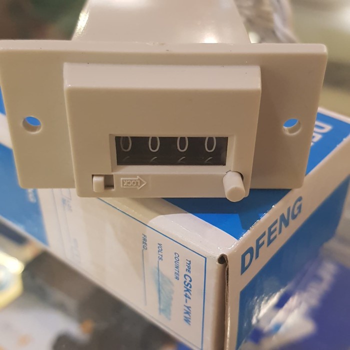 TIMER COUNTER ANALOG 4 DIGIT CKS4-YWK 220V