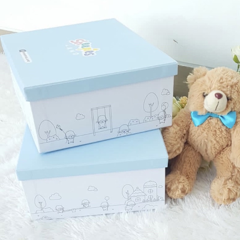 

Exclusive Gift Box - Newborn Gift - Kotak Kado Hadiah Bayi Lahiran [FREE CARD]