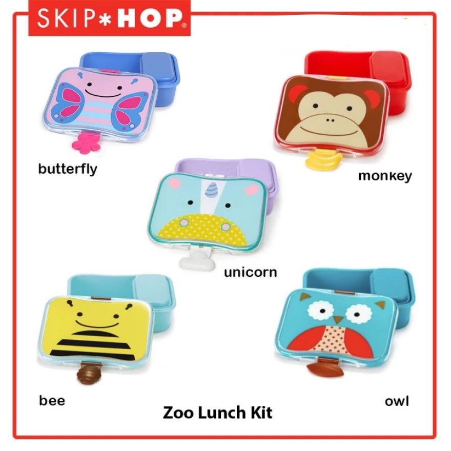 MAK217 KOTAK MAKAN SKIPHOP ZOO LUNCH KIT TEMPAT BEKAL ANAK