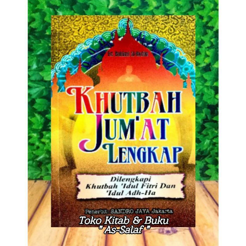 Buku Khutbah Jum'at Bahasa Arab dan Terjemahan Bahasa Indonesia
