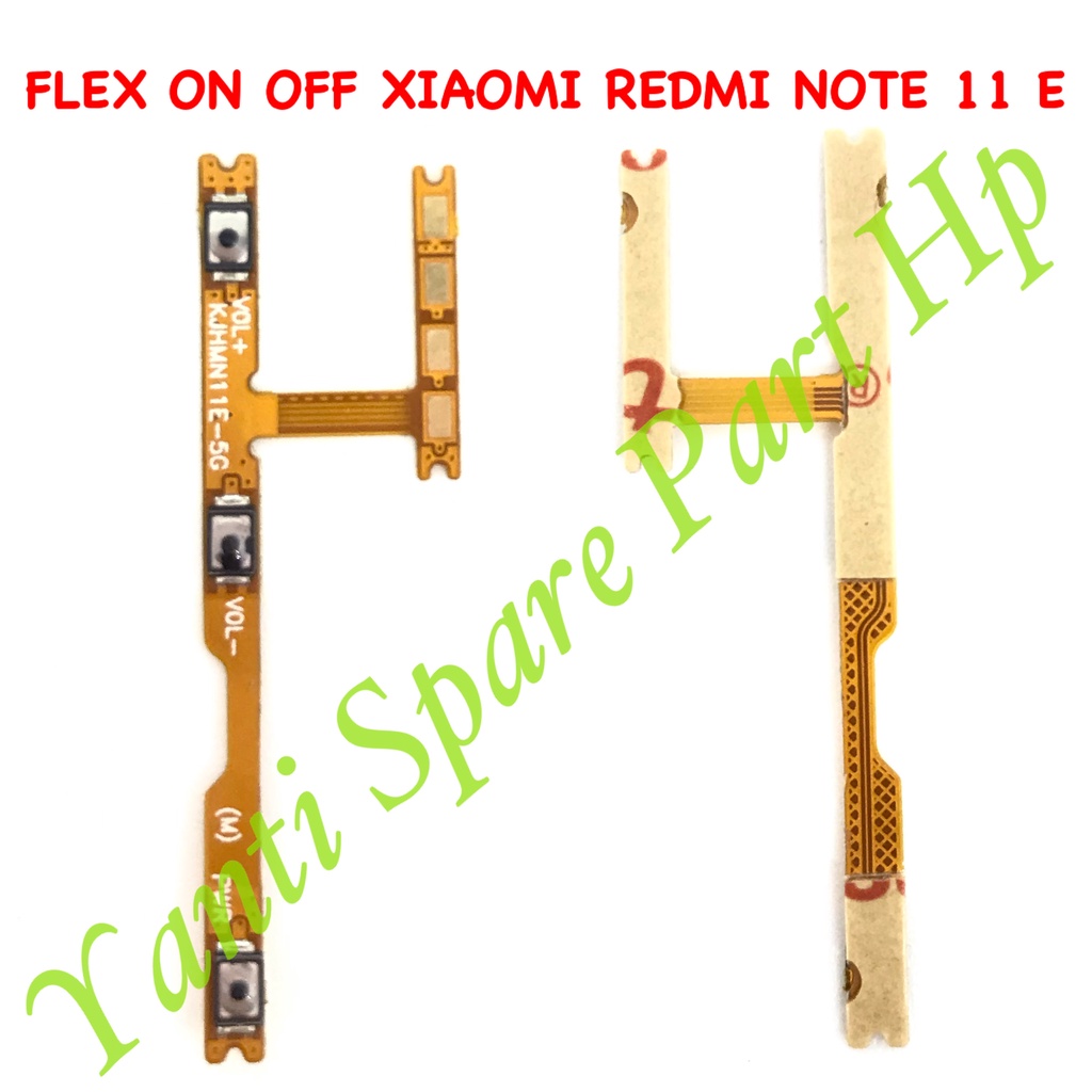 Flexible On Off Xiaomi Redmi Note 11E Original Terlaris New