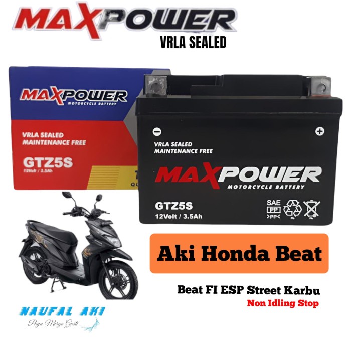 Aki motor honda beat fi/esp/cbs vario 110 Otobatt YtX4