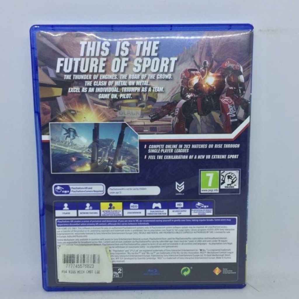 BD PS4 Rigs VR Mechanized Combat League